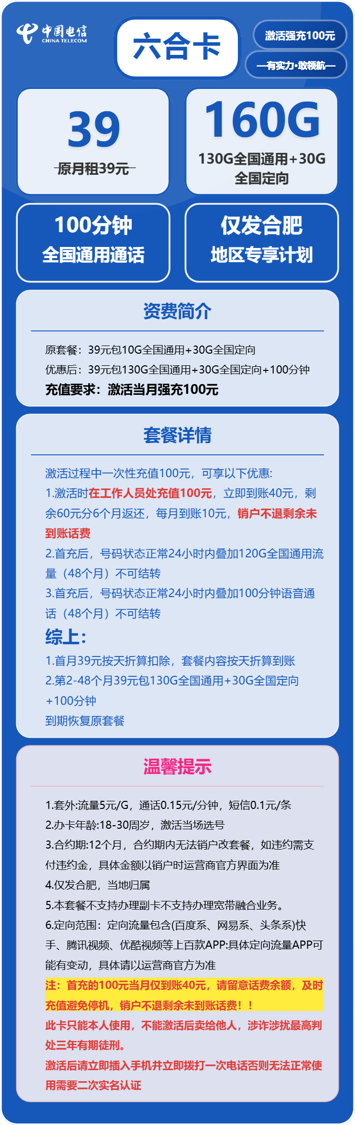 流量卡-六合卡套餐海报