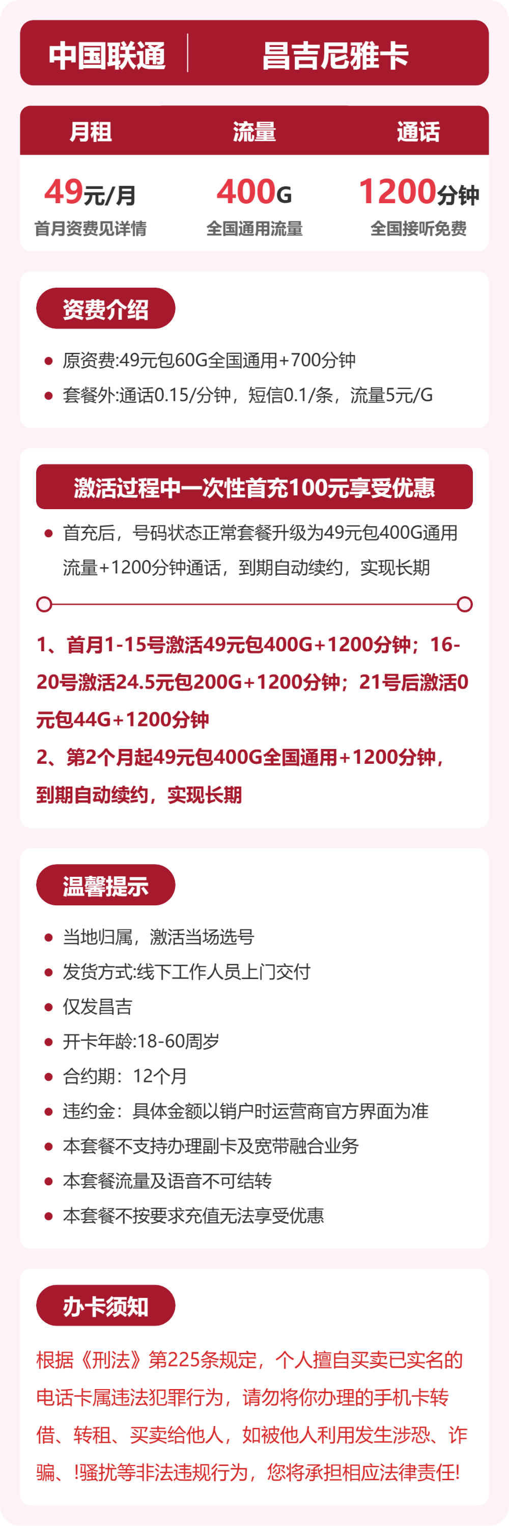 套餐海报