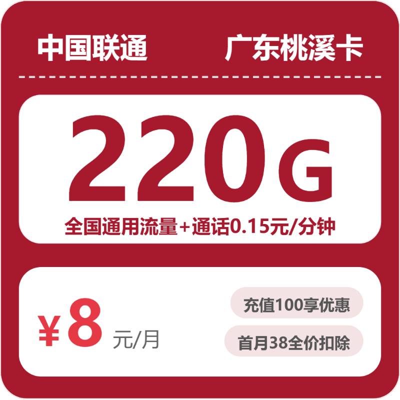 52935-联通广东桃溪卡