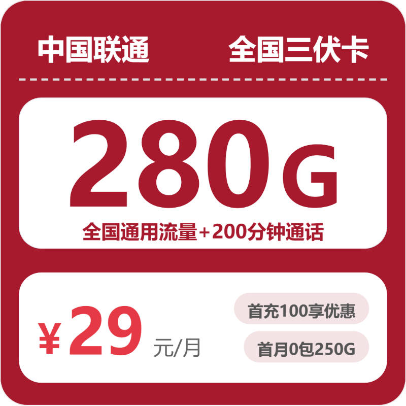 2026年联通流量卡测评：29元280G全国通用，办卡避坑指南