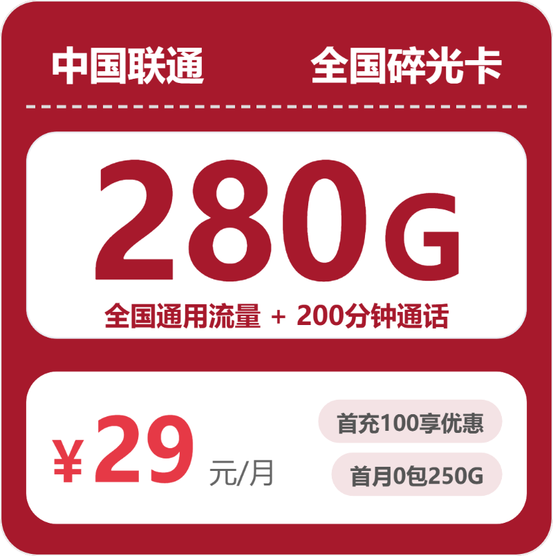 54514-联通全国碎光卡