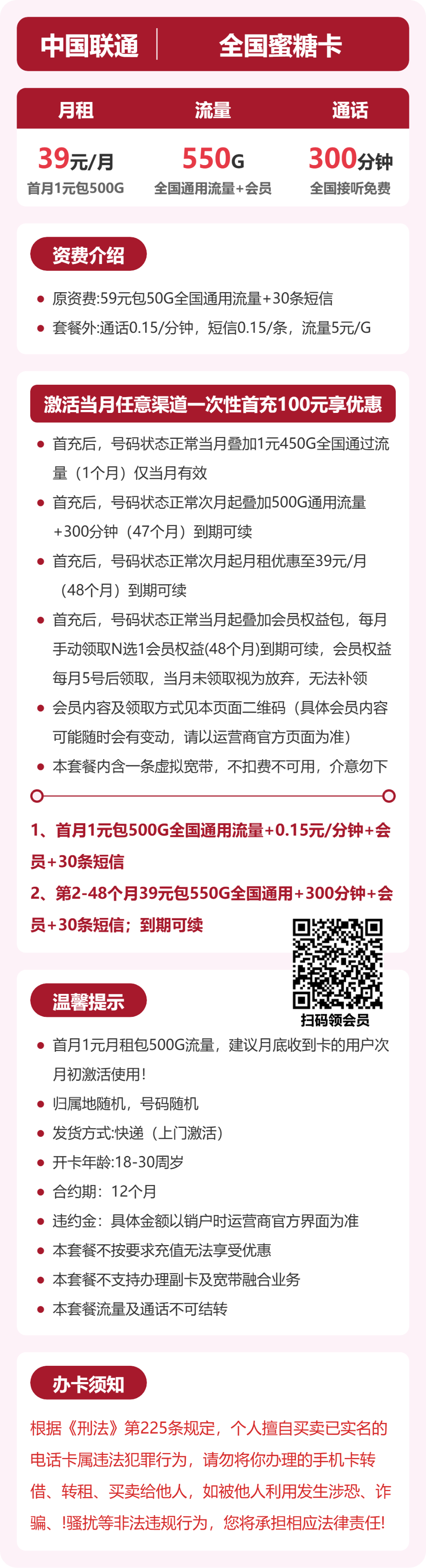 全国蜜糖卡套餐海报